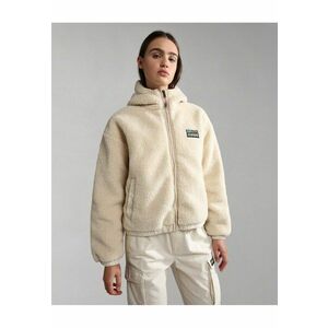 Jacheta scurta cu material teddy - imagine