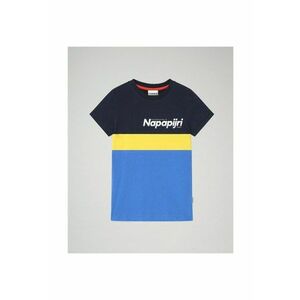 Tricou color block din bumbac Saloy - imagine