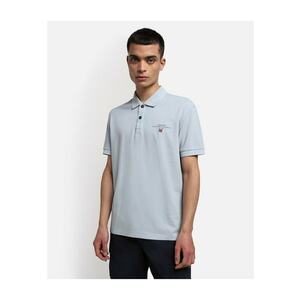 Tricou polo cu detaliu logo Elbas - imagine