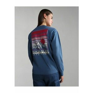 Bluza din bumbac cu imprimeu pe partea din spate Chalk - imagine
