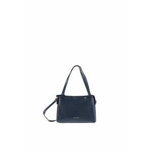Geanta de piele cu bareta de umar Celestia - Bleumarin imagine