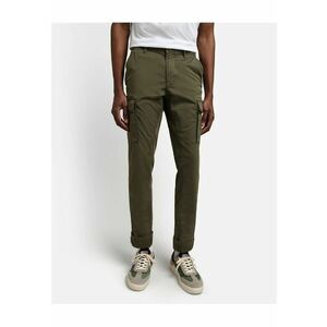 Moto pantaloni cargo din bumbac - imagine