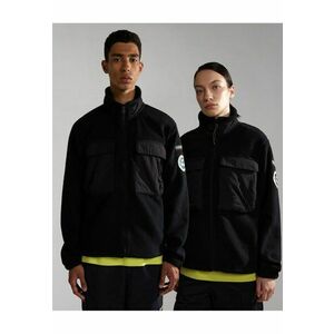 Bluza fleece unisex cu fermoar si buzunare pe piept Step - imagine