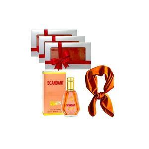 3 x Set Elysa – Parfum Scandant Belle Celine Women 50ml - Esarfa satinata portocalie imagine
