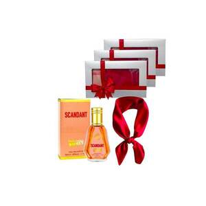 3 x Set Elysa – Parfum Scandant Belle Celine Women 50ml - Esarfa satinata rosie imagine
