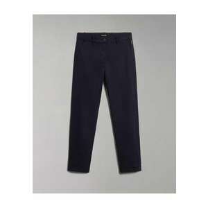 Pantaloni din bumbac slim fit Meridian - imagine