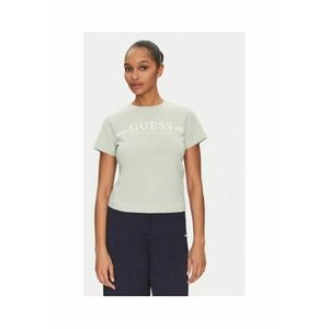 Tricou din bumbac organic cu decolteu la baza gatului imagine