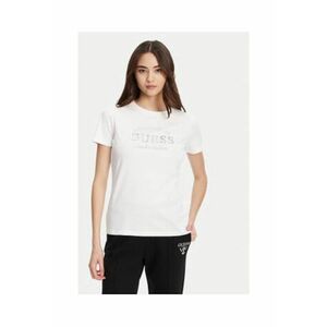 Tricou regular fit din amestec de bumbac cu aplicatie logo cu aspect metalizat imagine
