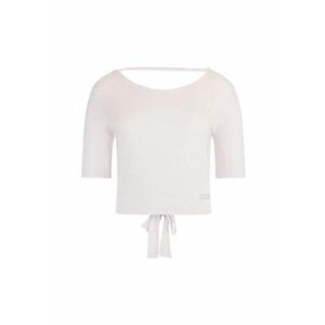 Bluza crop cu detaliu funda - imagine