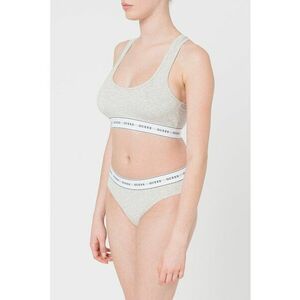 Bustiera racerback - Gri melange imagine