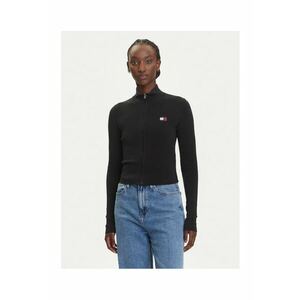 Cardigan dama - Negru - 65% bumbac - 35% poliamida imagine