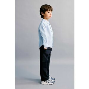 Pantaloni cargo drepti de trening - Bleumarin imagine