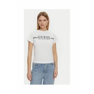 Tricou din bumbac organic cu logo distinctiv - Alb imagine