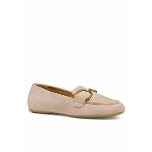 Mocasini dama model Rose D Palmaria - piele naturala - culoare roz - imagine
