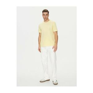 Tricou barbati galben - bumbac imagine