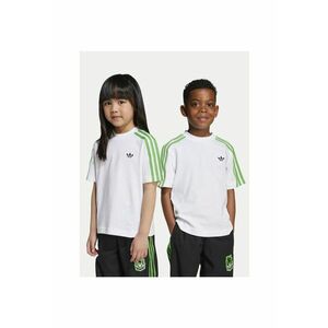 Tricou sport copii - alb/verde - unisex imagine