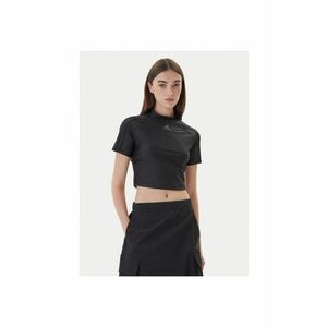 Tricou sport dama - negru - bumbac imagine