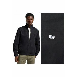 Jacheta Barbati - Harrington Jacket - Regular Fit - Design Cladwqfwqsic - Fara Gluga - Fermoar - Bumbac - L - Negru - Negru imagine