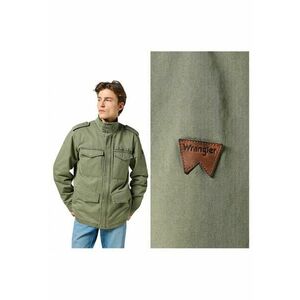 Jacheta Barbati - Field Jacket Dusty - Regular Fit - Design Clasic - Fadwqfa Gluga - Fermoar - Bumbac - XL - Verde - Verde imagine