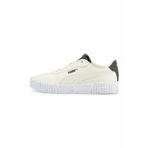 Pantofi sport de piele ecologica cu garnituri din material textil Carina 2.0 - Crem imagine