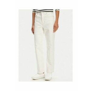 Blugi dama high-rise slim - alb - imagine