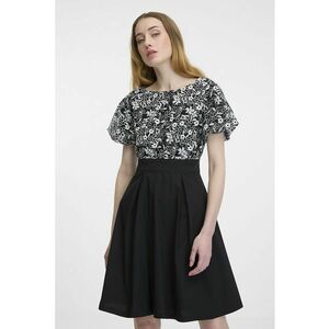 ROCHIE ALB CU NEGRU imagine