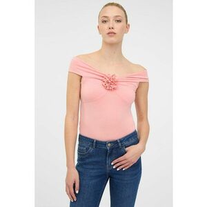 Bluza uni slim fit - Roz deschis imagine