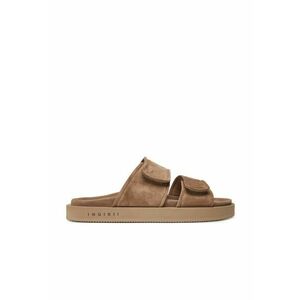 Slapi barbati 50102 510/705 - Piele naturala - Bej - Bej imagine
