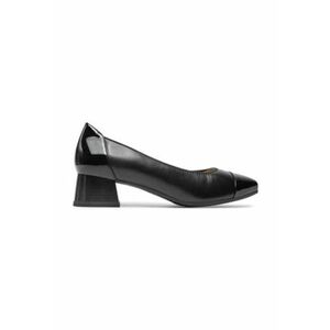 Pantofi cu toc de dama - 305062802 - piele naturala - negru imagine
