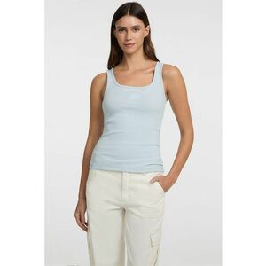 Top striat cu logo - Albastru glaciar imagine