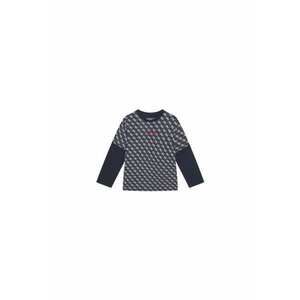 Bluza din bumbac organic cu model logo imagine