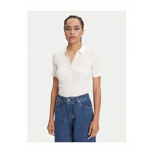 Tricou polo dama - Ecru imagine