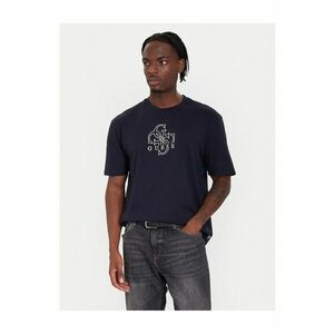 Tricou barbati albastru inchis - bumbac imagine
