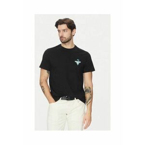 Tricou clasic cu decolteu rotund - Negru imagine