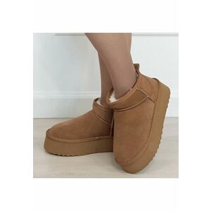 Ghete camel din piele naturala 6391 113 18590 - Bej imagine