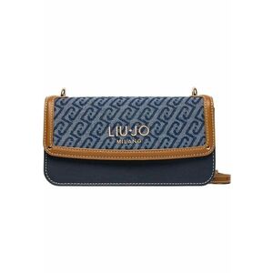Geanta Small jacquard denim crossbody 56667 - Albastru imagine