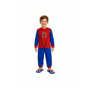 Pijamale copii Spiderman MV40M7601 - set 2 piese din bumbac Rosu - Albastru - Rosu | Albastru imagine