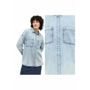 Camasa Dama - Style Tacoma Shirt - Regular Fit - Maneci Lungi - Design qdwqfClasic - Cu Nasturi - Bumbac - M - Albastru - Albastru imagine
