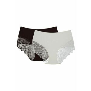 Chiloti dama cu talie inalta - set de 2 perechi - roz maro - Pinky - Maro imagine