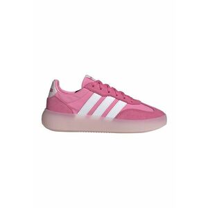 Pantofi sport Barreda Decode cu detalii din piele intoarsa - Alb/Roz imagine