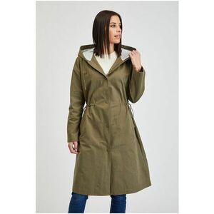 Jacheta parka lunga - Verde inchis imagine