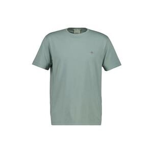 Tricou regular fit din bumbac Shield - Verde sparanghel imagine