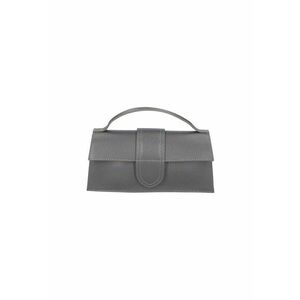 Geanta crossbody de piele - Gri imagine