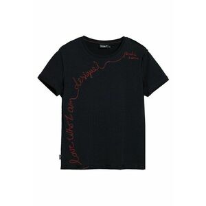 Tricou dama - Negru/Rosu imagine