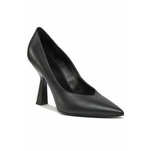 Pantofi dama - piele naturala - negru - imagine