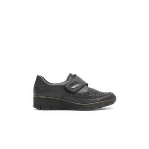 Pantofi dama - piele neagra - Negru imagine