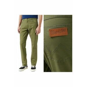 Pantaloni Barbati - Greensboro - Straight Fit - Cu Fermoar - 5 Buzunare - Lungi - Bumbac - Verde - Verde masliniu imagine