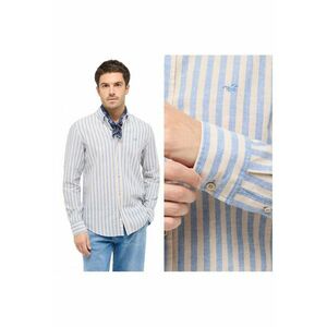 Camasa Barbati - Style Rawlins - Regular Fit - Design Clasic - Maneci Lungi - Cu Guler - Cu Nasturi - Bumbac - M INTL - Albastru imagine