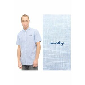 Camasa Barbati - Berkeley - Regular Fit - Design Clasic - Maneci Scurti - Cu Guler - Cu Nasturi - Bumbac - S INTL - Albastru imagine