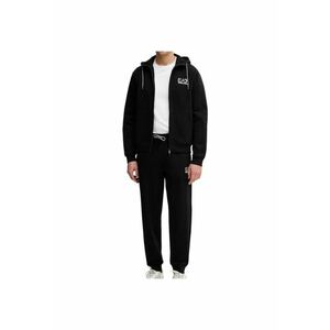 Trening EA7 Train Visibility M T-Suit Hood 55330 - Negru imagine